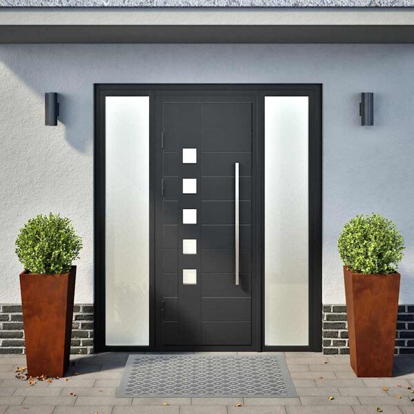 vidaXL Havekrukker 2 stk 35x35x75 cm Forvitringsst&aring;l