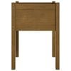 vidaXL plantekasser 2 stk. 50x50x70 cm massivt fyrretræ gyldenbrun