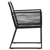 vidaXL havestole 2 stk. PVC-rattan sort