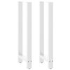 vidaXL barbordsben hvide 2 stk. 50x(110-111) cm st&aring;l