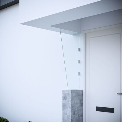 vidaXL sidepanel til dørbaldakin 50x100 cm hærdet glas transparent