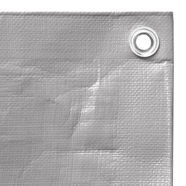 vidaXL presenning 2x3 m 260 g/m² HDPE grå