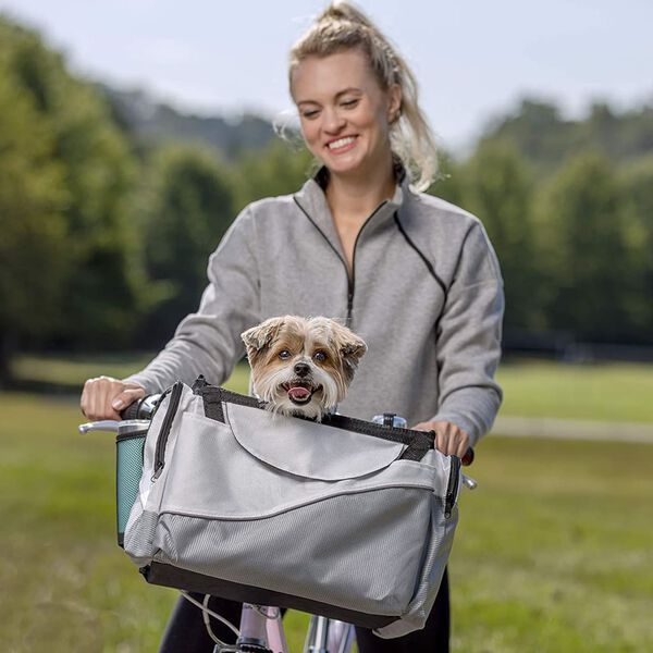 SOLVIT cykelkurv til hunde gr&aring;