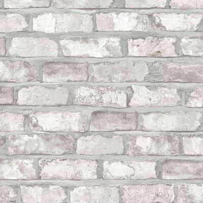 DUTCH WALLCOVERINGS tapet mursten hvid EW3104