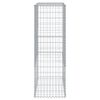 vidaXL gabionkurv med cover 300x50x150 cm galvaniseret jern