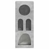 vidaXL Sideboard Beton Gr&aring; 40 x 35 x 100.5 cm Konstrueret tr&aelig;