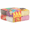 vidaXL puf med patchwork 60x70x36 cm stof