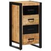 vidaXL skuffeskab 40x40x90 cm massivt ru mangotr&aelig;