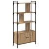 vidaXL Bogreol 6 niveauer 76,5 x 30 x 154,5 cm Konstrueret tr&aelig;