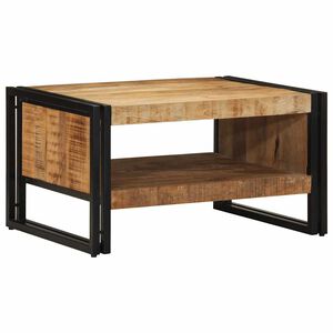 vidaXL sofabord 70x50x38 cm massivt ru mangotr&aelig;