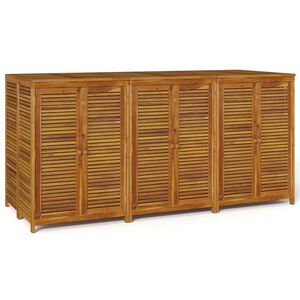 vidaXL opbevaringsboks til haven 210x87x104 cm massivt akacietr&aelig;