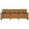 vidaXL 3-personers sofa 180 cm fl&oslash;jl brun