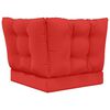vidaXL Udend&oslash;rs Sofa Pude 3 pcs R&oslash;d Polyester