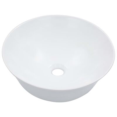 vidaXL håndvask 41 x 12,5 cm keramik hvid
