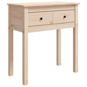 vidaXL konsolbord 70x35x75 cm massivt fyrretr&aelig;