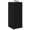vidaXL skænk 29,5x34x76 cm konstrueret træ sort egetræsfarve