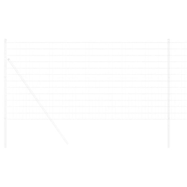 vidaXL Euro Hejn Sølv 1.2 x 25 m Varmegalvaniseret jern