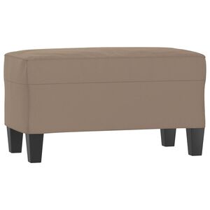 vidaXL b&aelig;nk 70x35x41 cm mikrofiberstof gr&aring;brun