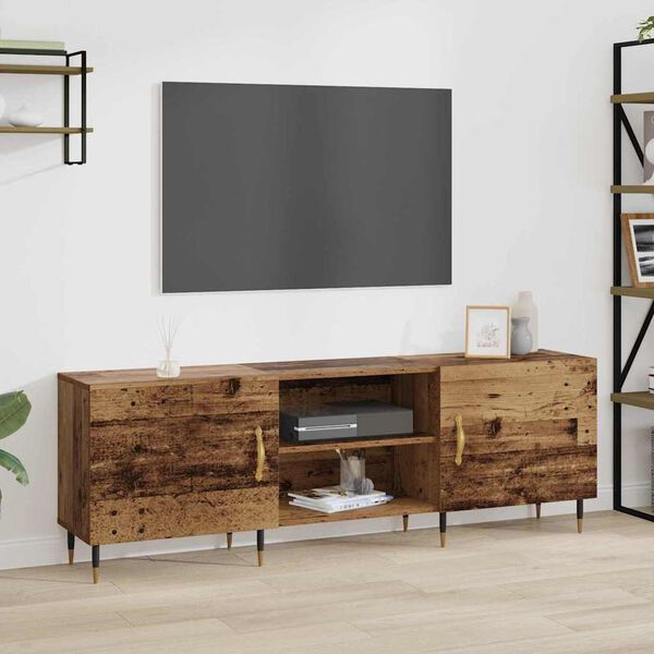 vidaXL TV-skab Gammelt tr&aelig; 150 x 30 x 50 cm Konstrueret tr&aelig;