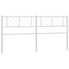vidaXL udskiftningsgavl 193 cm metal hvid