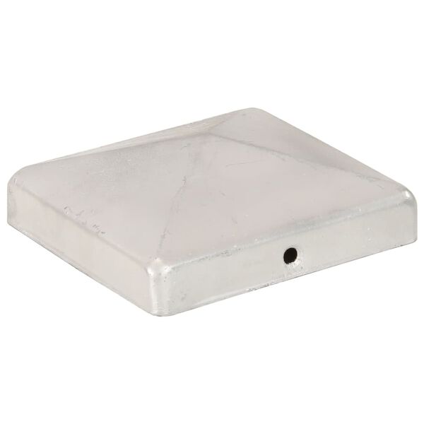 vidaXL pyramideformet stolpeh&aelig;tte 6 stk. 101x101 mm galvaniseret metal