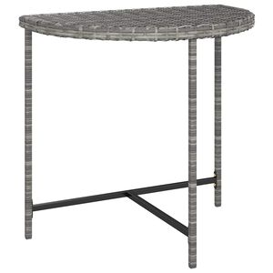 vidaXL havebord 80x50x75 cm polyrattan gr&aring;