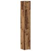 vidaXL Opbevaringsskab 3 pcs Gammelt tr&aelig; 30 x 42,5 x 225 cm
