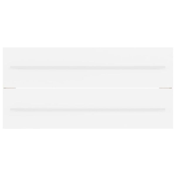 vidaXL skab til håndvask 100x38,5x48 cm konstrueret træ hvid