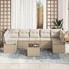 vidaXL Sofa S&aelig;t 8 pcs Beige og creme polyrattan
