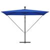 vidaXL Parasol Azurblå 294 x 200 x 270 cm Polyester og Aluminium