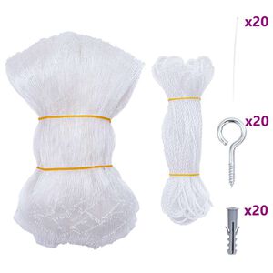 vidaXL kattenet 3x2 m nylon transparent