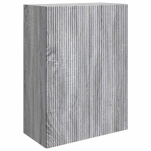 vidaXL V&aelig;gmonteret skab 66 x 34,5 x 90 cm Konstrueret tr&aelig; Gr&aring; Sonoma