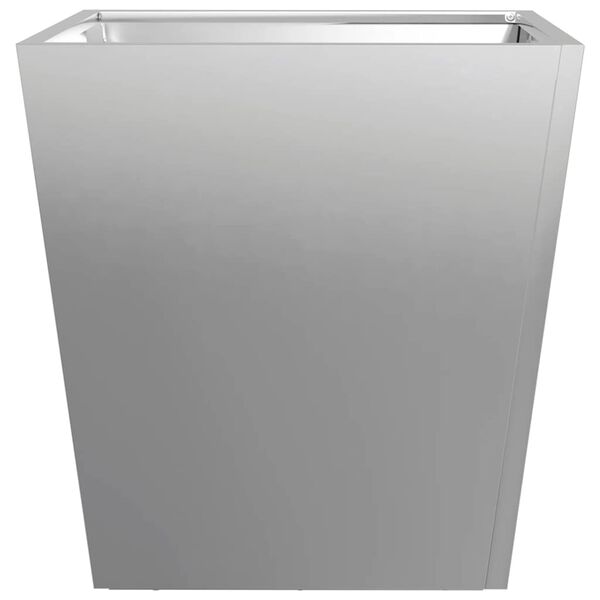 vidaXL plantekrukke 40x40x40 cm galvaniseret st&aring;l