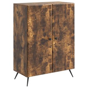 vidaXL Sideboard R&oslash;get eg 66 x 34,5 x 90 cm Konstrueret tr&aelig;