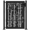 vidaXL havelåge 100x150 cm cortenstål bambusdesign