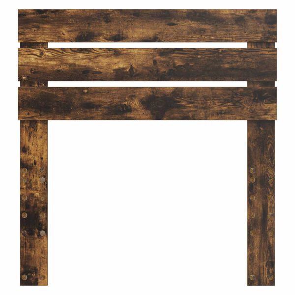 vidaXL Hovedg&aelig;rde med hovedg&aelig;rde R&oslash;get eg 75 cm Konstrueret tr&aelig;