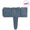 vidaXL Pl&aelig;nekanter 41 stk. 10 m plast stenlook