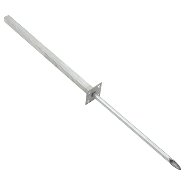 vidaXL reservef&oslash;dder i st&aring;l 2 stk. 115 cm s&oslash;lvfarvet