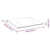 vidaXL hynder til havestol 6 stk. 50x50x4 cm stof pink