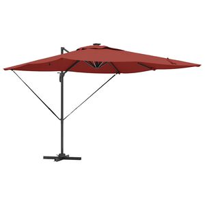 vidaXL Parasol Terrakotta 286 x 284 x 270 cm Aluminium og Polyester