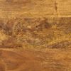 vidaXL sofabord 45x45x40 cm massivt mangotr&aelig; og jern