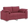 vidaXL Sofa 3 pcs Vindr&oslash;d 219 x 80 x 82 cm Linned-blandet stof