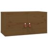 vidaXL v&aelig;gskab 60x30x30 cm massivt fyrretr&aelig; gyldenbrun