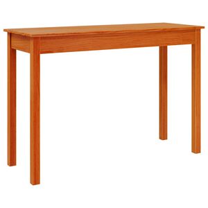 vidaXL konsolbord 110x40x75 cm massivt fyrretr&aelig; gyldenbrun