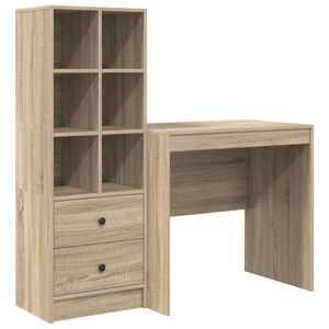 vidaXL Bord Sonoma eg 125,5 x 50 x 127 cm 2 stk.