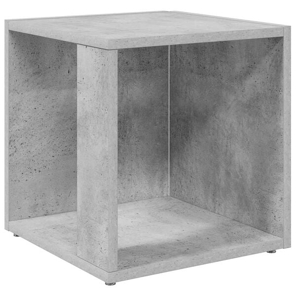 vidaXL sidebord 33x33x34,5 cm konstrueret tr&aelig; betongr&aring;