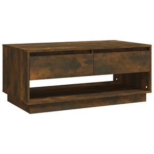 vidaXL sofabord 102,5x55x44 cm konstrueret tr&aelig; r&oslash;get egetr&aelig;sfarve