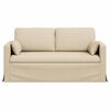 vidaXL Sofa Creme 158 x 78 x 80 cm Stof