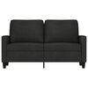 vidaXL 2-personers sofa 120 cm stof sort