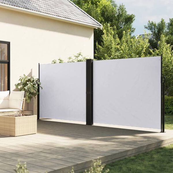 vidaXL sidemarkise 160x1000 cm sammenrullelig hvid